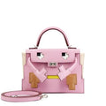 Hermès Limited Edition  Chai Epsom Quelle Idole Kelly Doll Picto Palladium Hardware