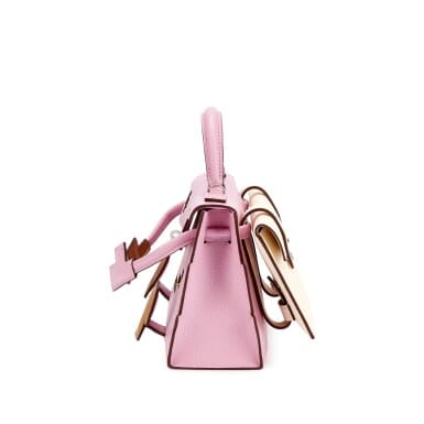 Hermès Limited Edition  Chai Epsom Quelle Idole Kelly Doll Picto Palladium Hardware