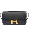 Hermès Black Epsom Constance Elan Gold Hardware