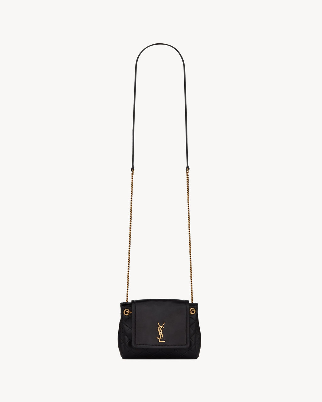 SAINT LAURENT Mini NOLITA IN LAMBSKIN