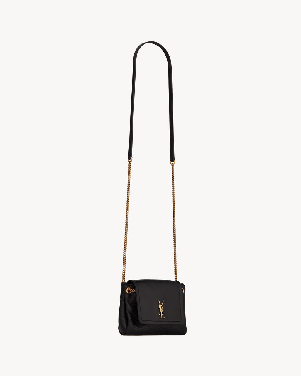 SAINT LAURENT Mini NOLITA IN LAMBSKIN