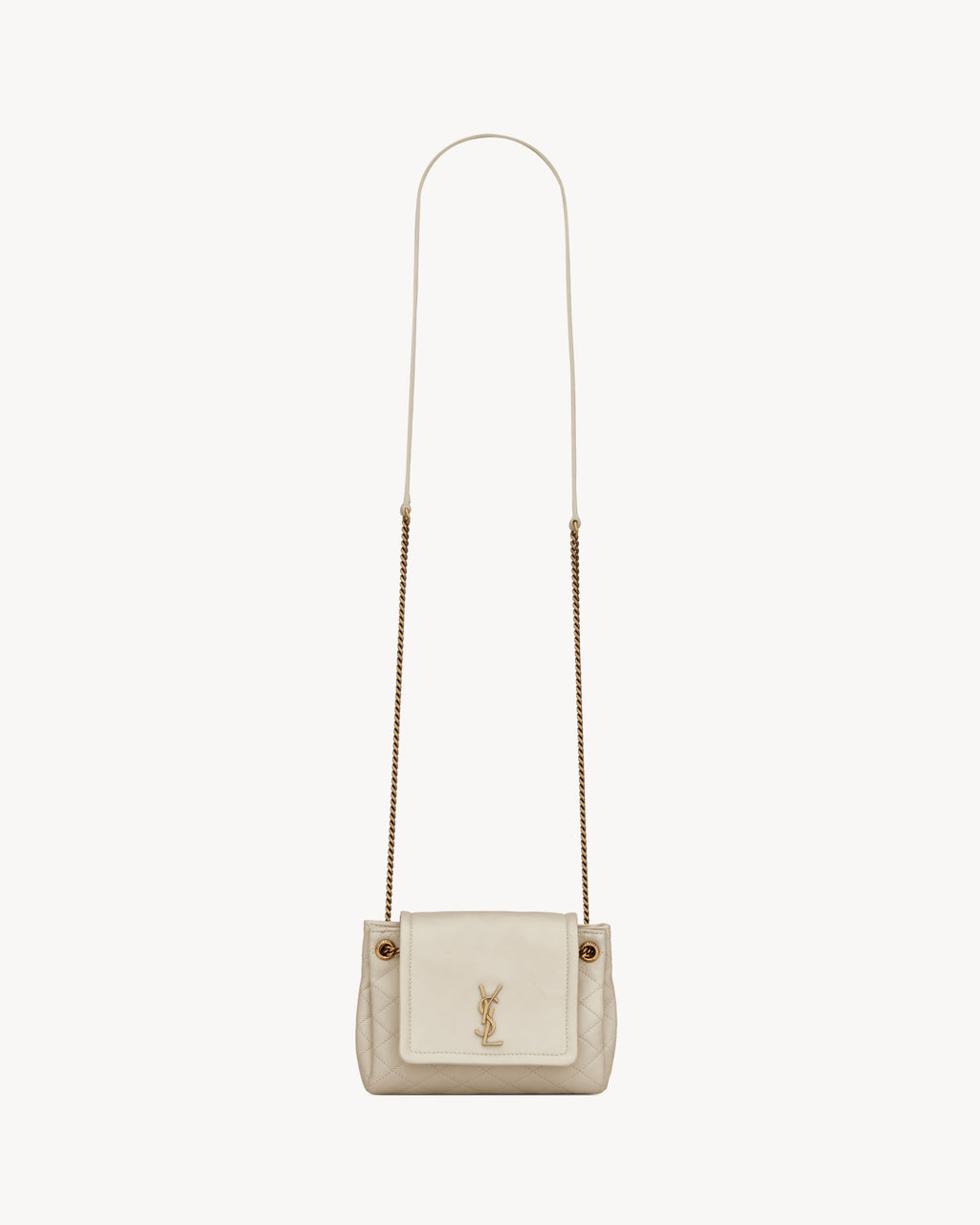 SAINT LAURENT Mini NOLITA IN LAMBSKIN