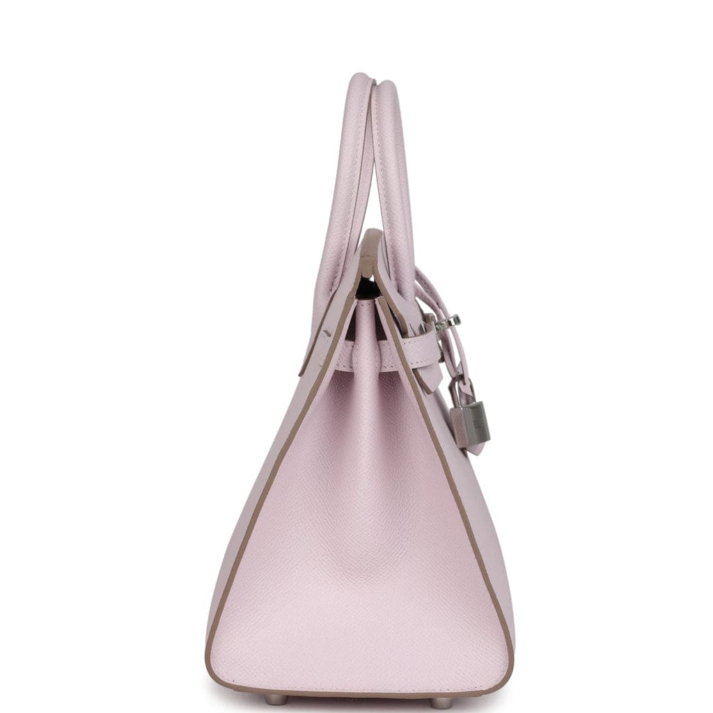 Hermès Birkin Sellier 25 Mauve Pale Epsom Palladium Hardware