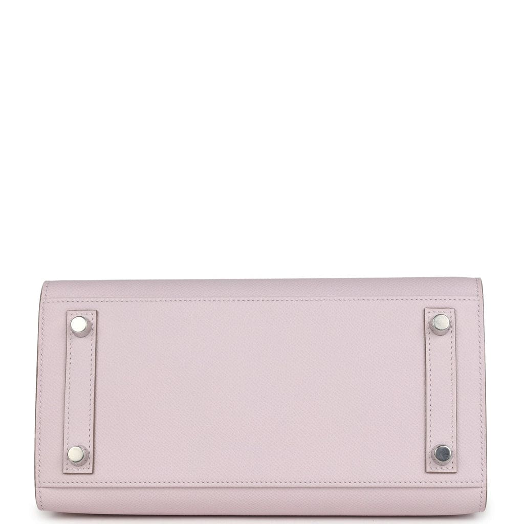 Hermès Birkin Sellier 25 Mauve Pale Epsom Palladium Hardware
