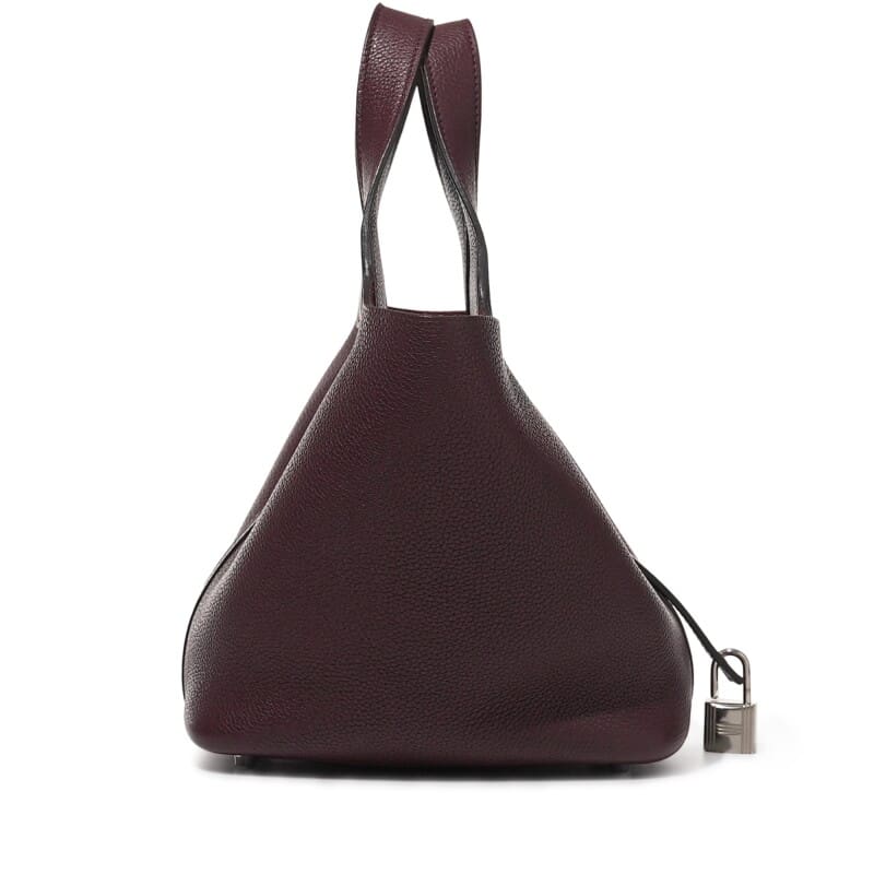 Hermès Rough H Clemence Picotin Lock 18 Palladium Hardware