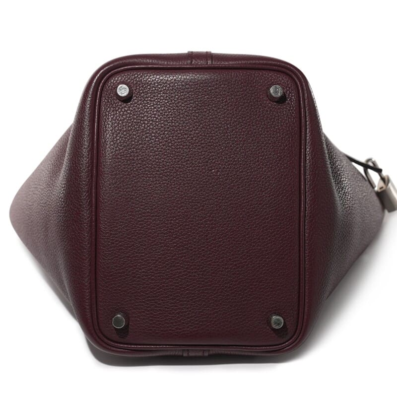 Hermès Rough H Clemence Picotin Lock 18 Palladium Hardware
