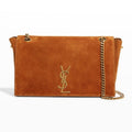 [Master Quality]Saint Laurent Medium Double-Sided Lettering Kate  in Calfskin and Crocodile-Embossed Suede
