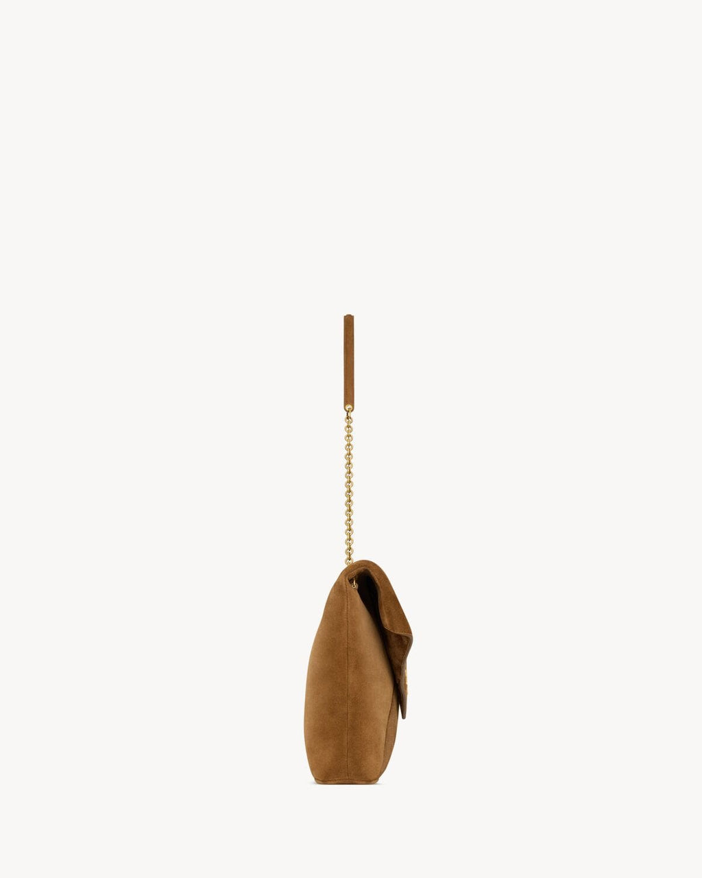 SAINT LAURENT CASSANDRE XXL pouch on chain in suede