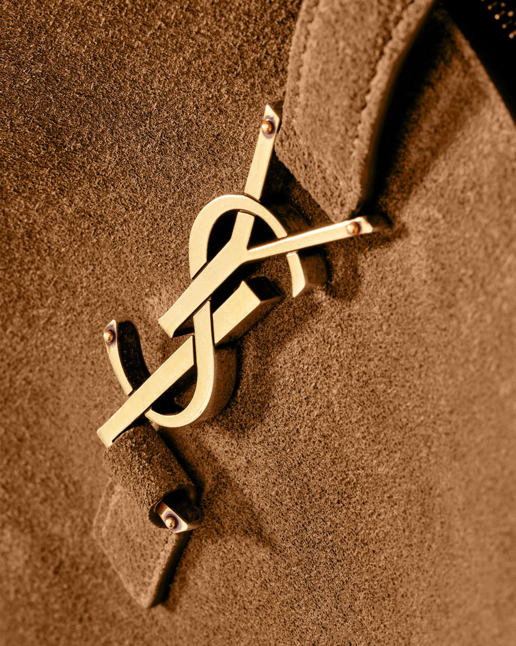 SAINT LAURENT LE 5 À 7 supple LARGE in suede
