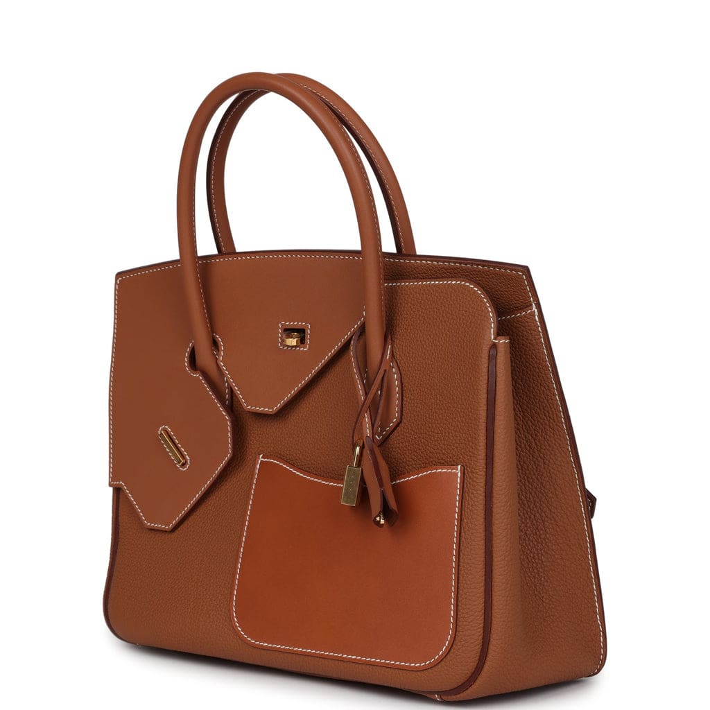 Hermès Birkin 30 En Desordre Gold Togo and Swift Gold Hardware