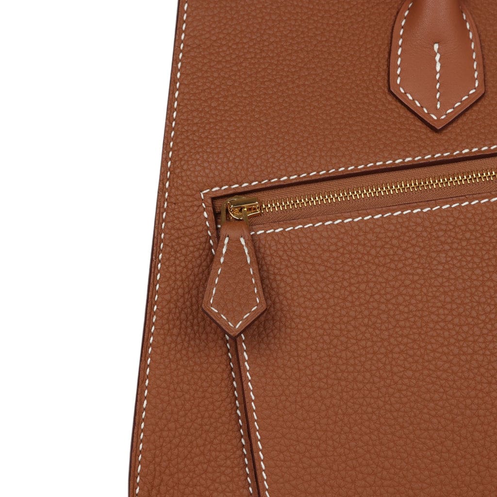 Hermès Birkin 30 En Desordre Gold Togo and Swift Gold Hardware