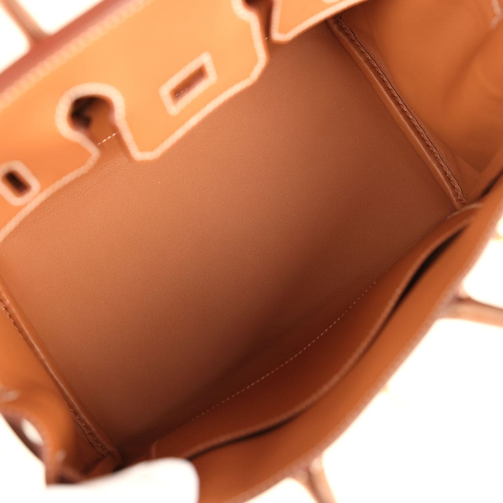 Hermès Birkin 25 Ecru and Gold Toile H Canvas and Gold Swift Gold Hardware