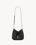 SAINT LAURENT PARIS VII mini hobo in grained leather