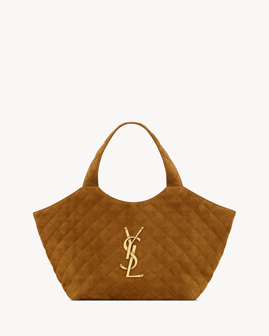 SAINT LAURENT ICARE Medium in quilted suede