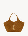 SAINT LAURENT ICARE Medium in quilted suede