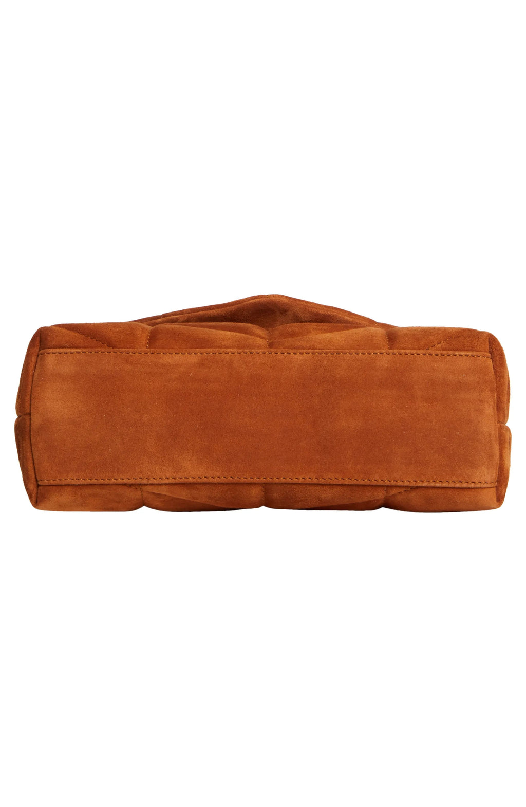 SAINT LAURENT Puffer Toy Suede Crossbody Bag