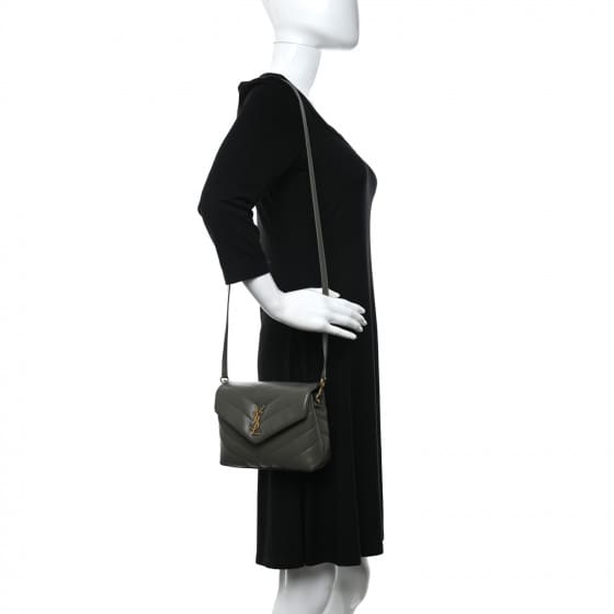 Saint Laurent LouLou Toy Logo Plaque Shoulder Bag