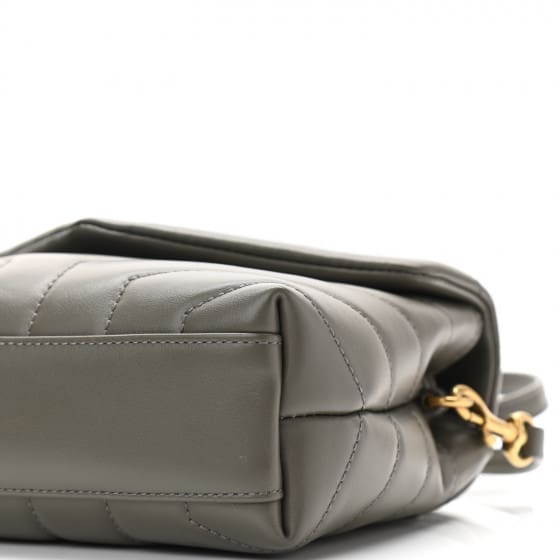 Saint Laurent LouLou Toy Logo Plaque Shoulder Bag