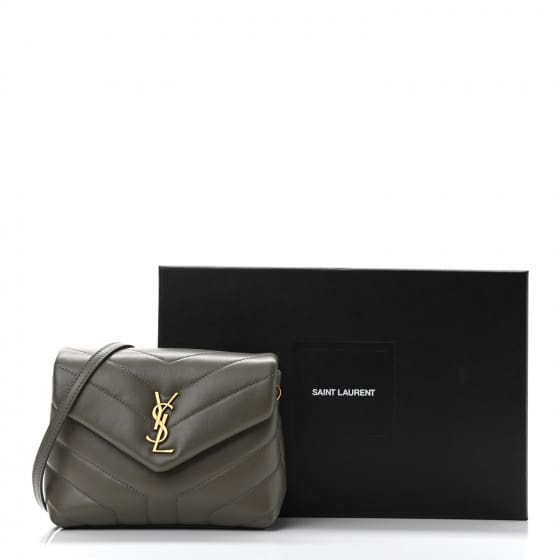 Saint Laurent LouLou Toy Logo Plaque Shoulder Bag