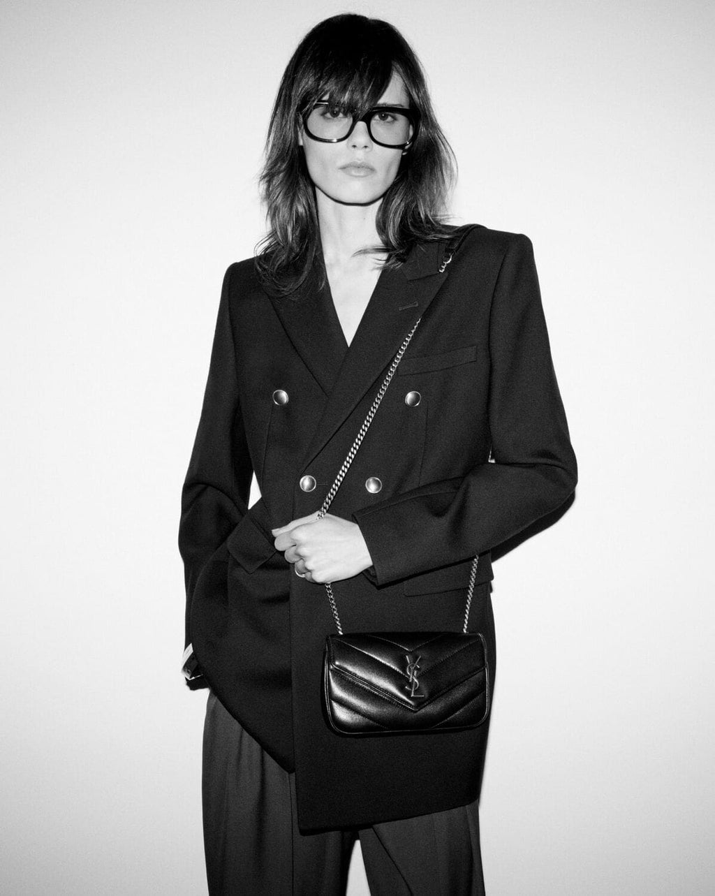 SAINT LAURENT LOULOU MINI in lambskin