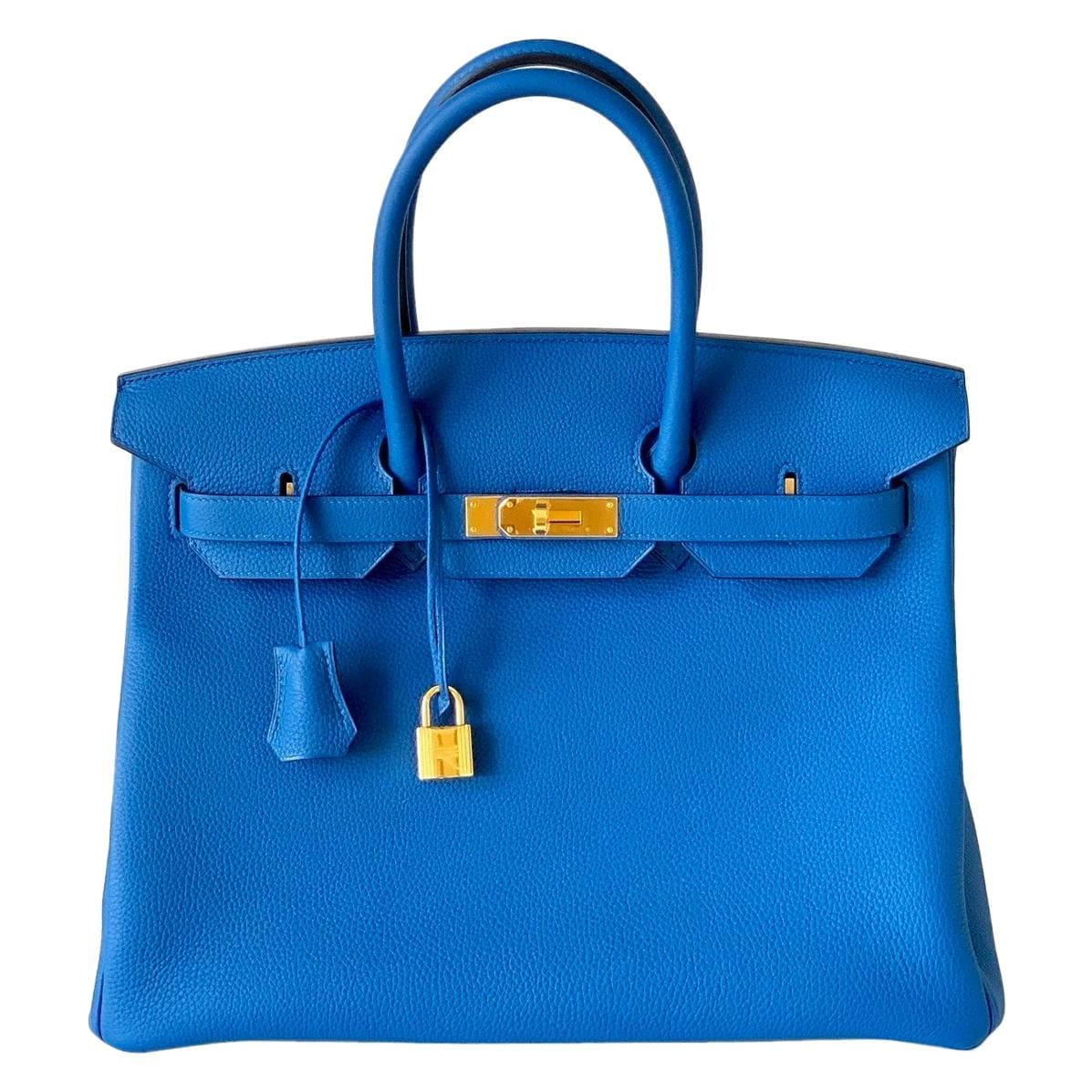 Hermès Birkin 25 Blue Zellige Togo Gold Hardware