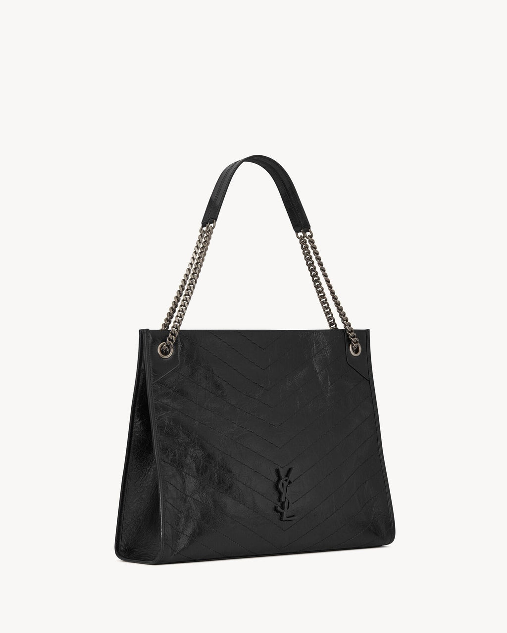 SAINT LAURENT NIKI SHOPPING IN VINTAGE LEATHER
