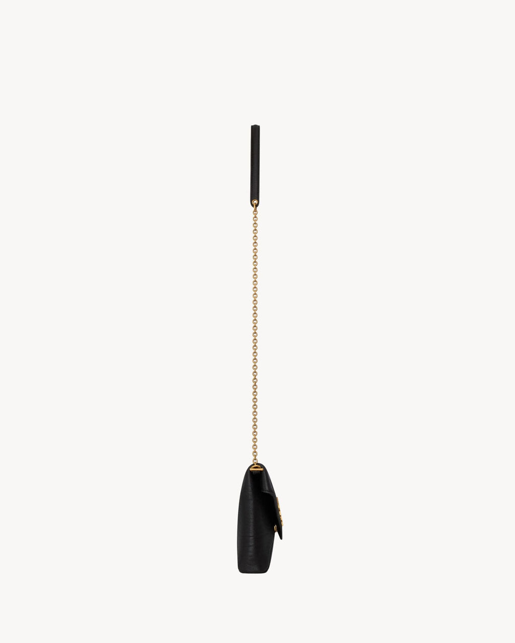 SAINT LAURENTLE CASSANDRE Leather Chain Clutch Bag
