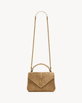 SAINT LAURENT COLLEGE MEDIUM IN QUILTED SUEDE