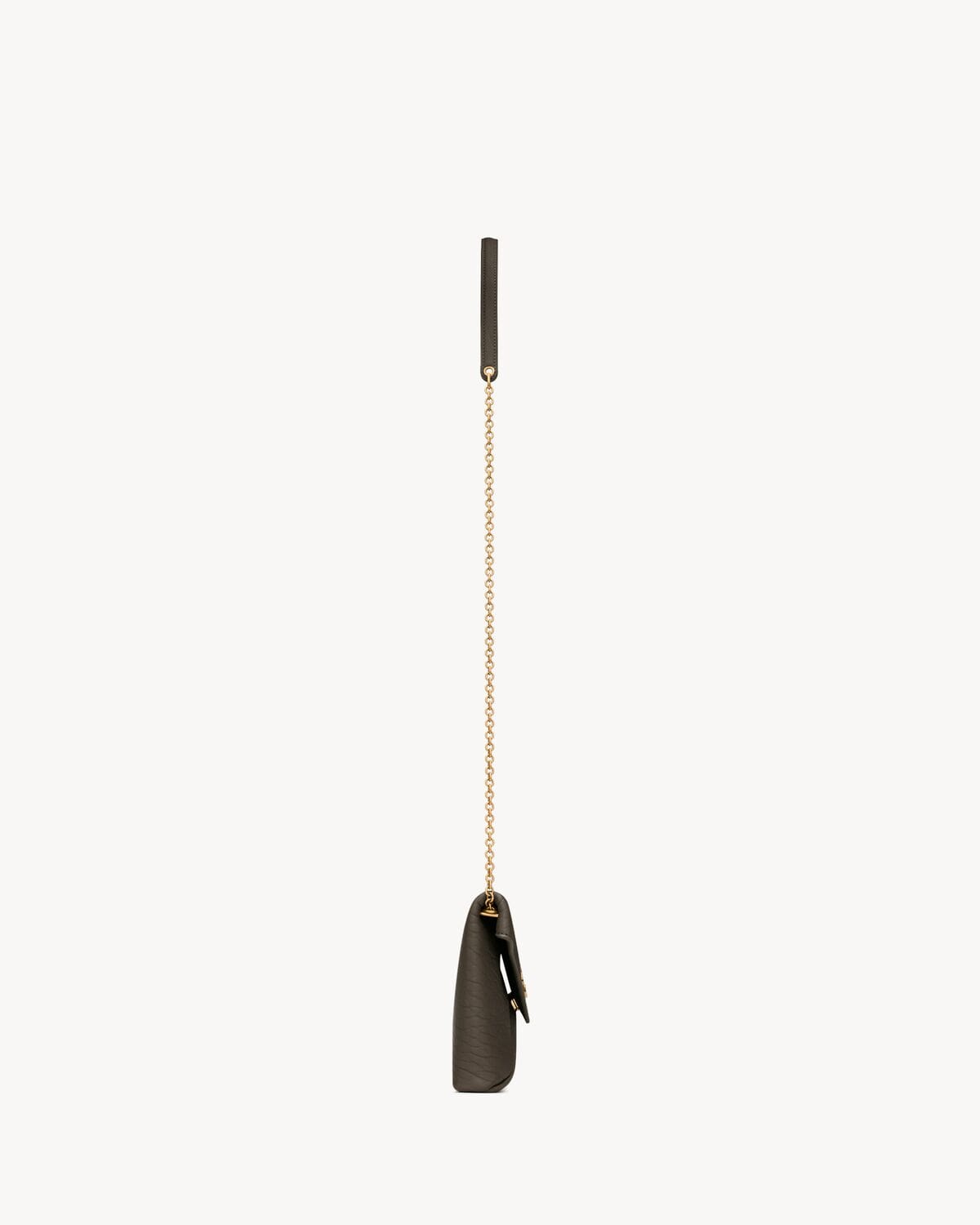 SAINT LAURENT CASSANDRE chain pouch in lambskin