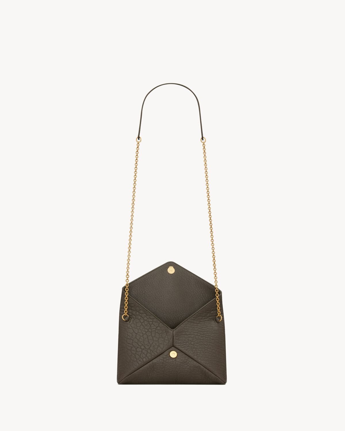 SAINT LAURENT CASSANDRE chain pouch in lambskin