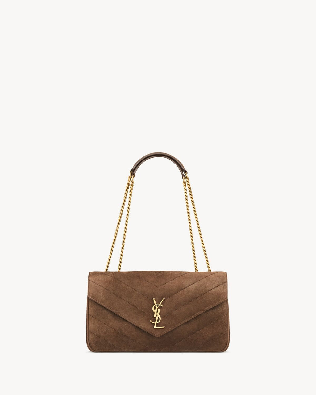Saint Laurent  LOULOU medium in MATELASSÉ suede