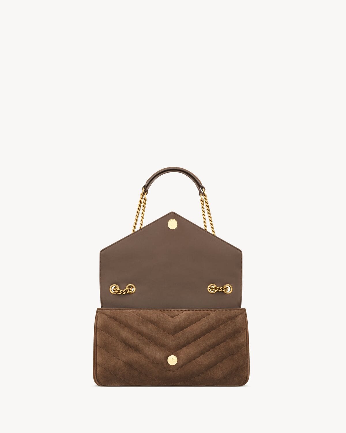 Saint Laurent  LOULOU medium in MATELASSÉ suede