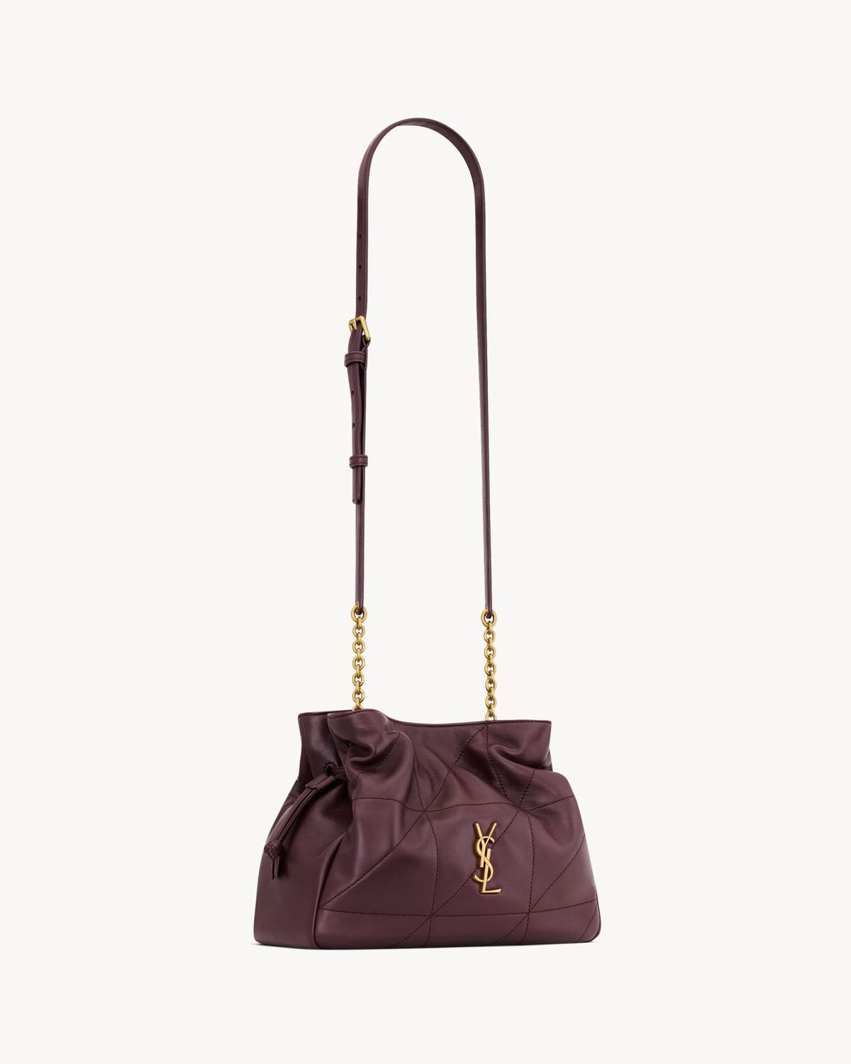 SAINT LAURENT JAMIE shoulder pouch in lambskin