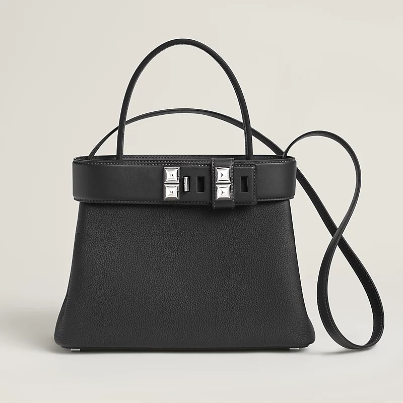 HERMÈS Medor Clous bag noir / noir