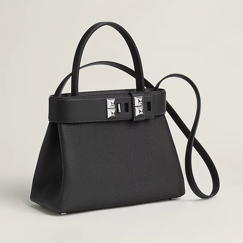 HERMÈS Medor Clous bag noir / noir