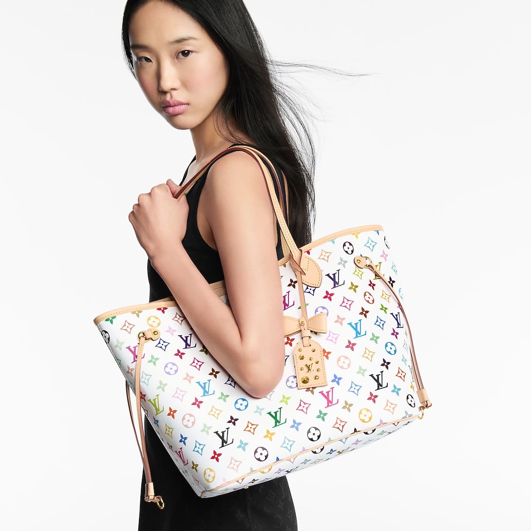 LOUIS VUITTON M27787 LV x TM Neverfull MM