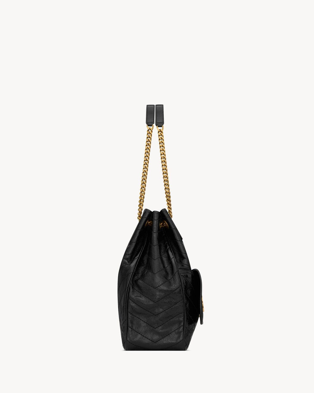 SAINT LAURENT NIKI small shopping in vintage leather