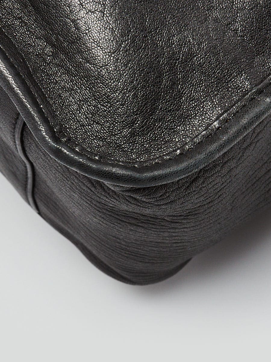 【Master-quality】Saint Laurent Black Pebbled Leather XL Nikki Bag