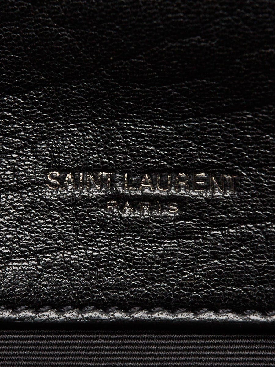 【Master-quality】Saint Laurent Black Pebbled Leather XL Nikki Bag