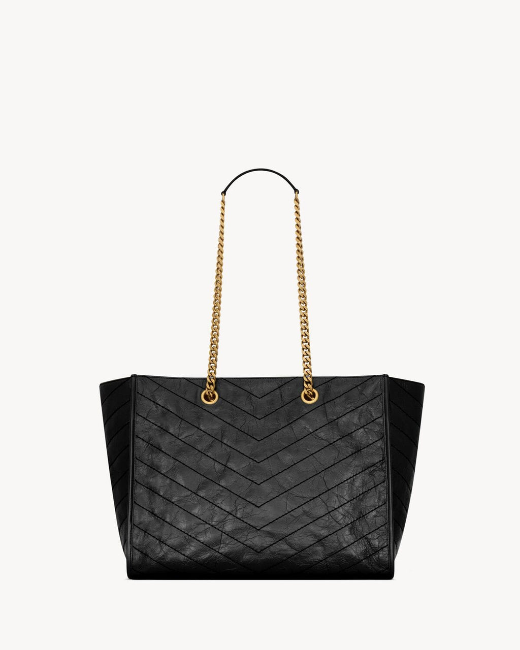 SAINT LAURENT NIKI shopping in vintage leather-large