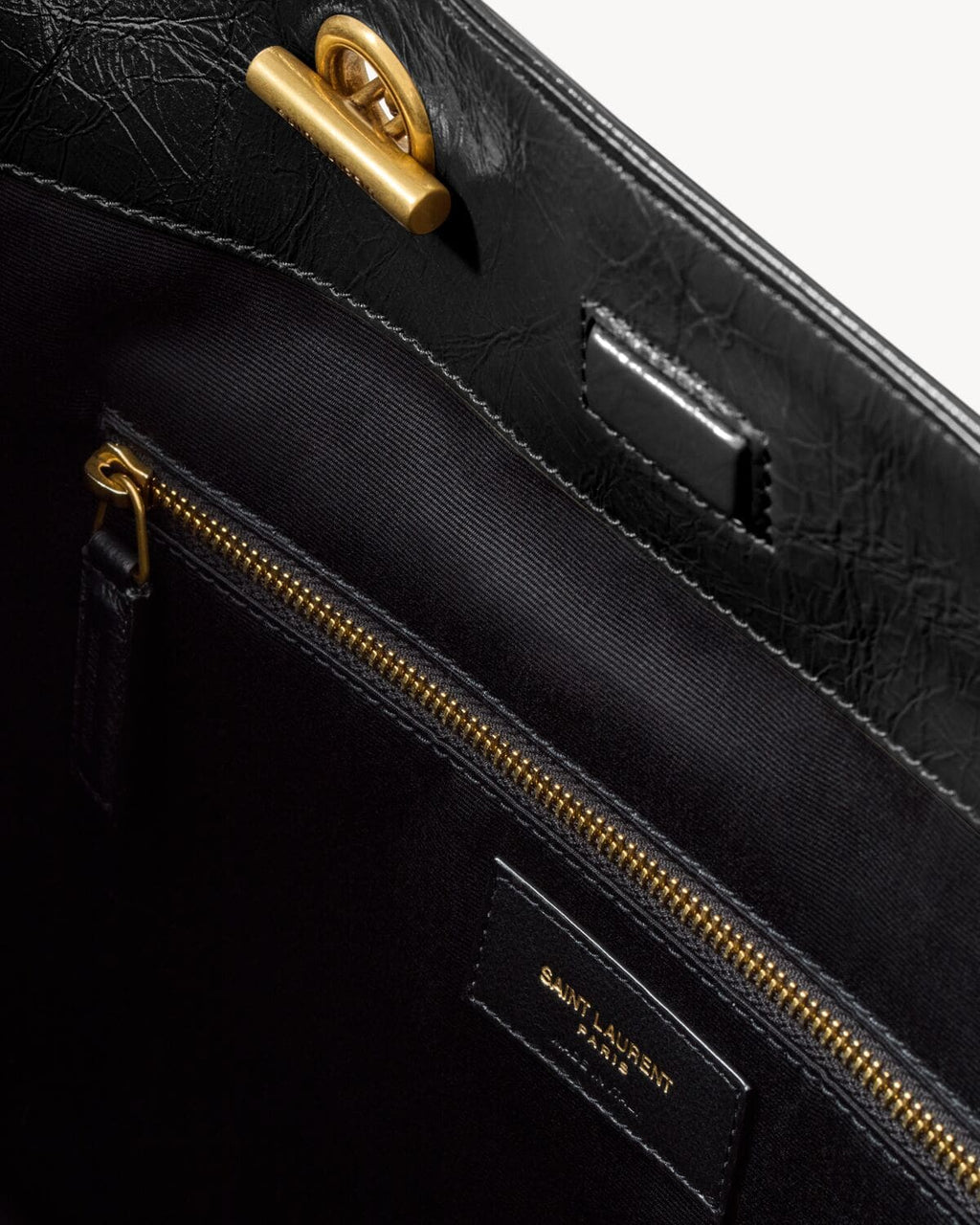 SAINT LAURENT NIKI shopping in vintage leather-large