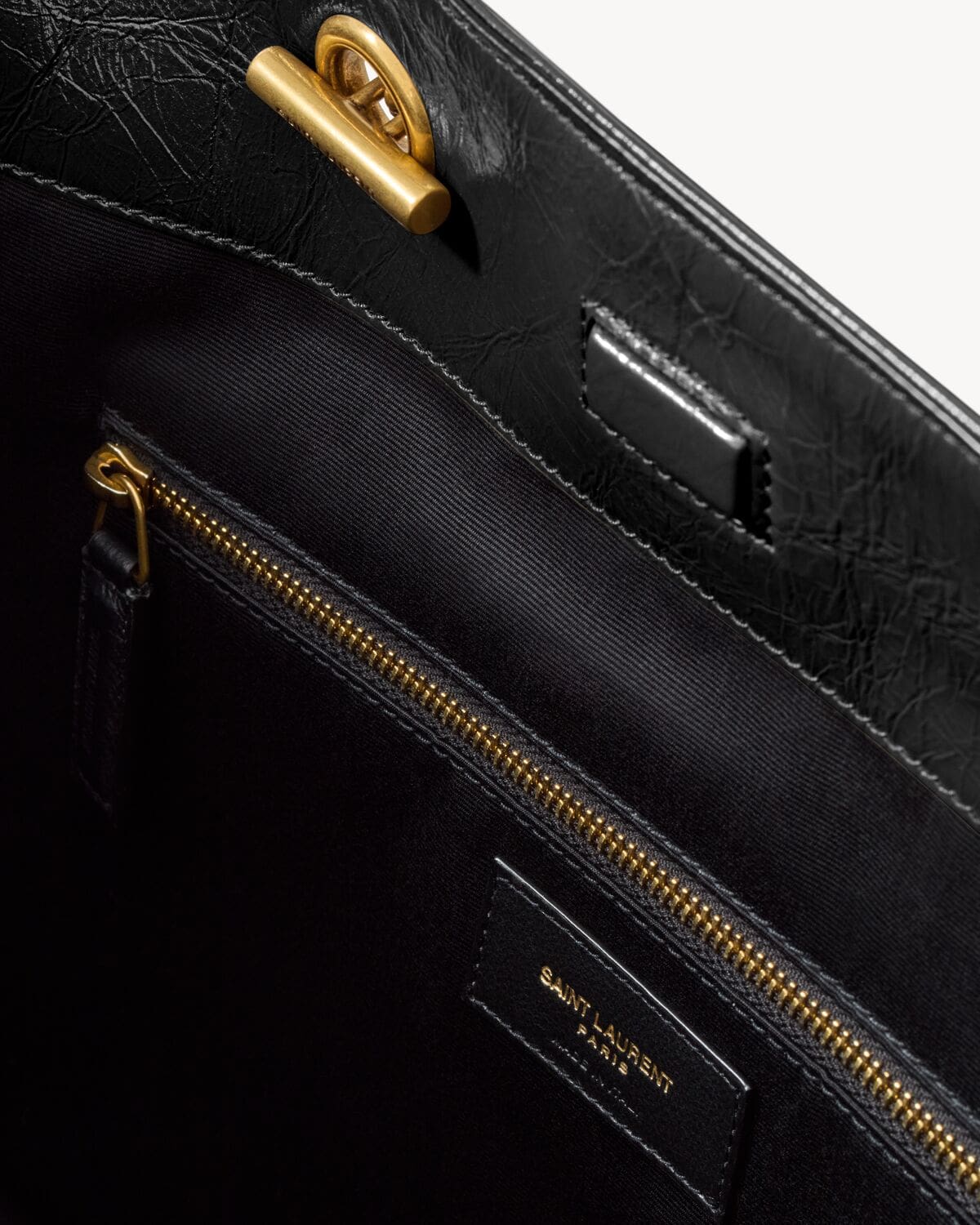 SAINT LAURENT NIKI shopping in vintage leather-large
