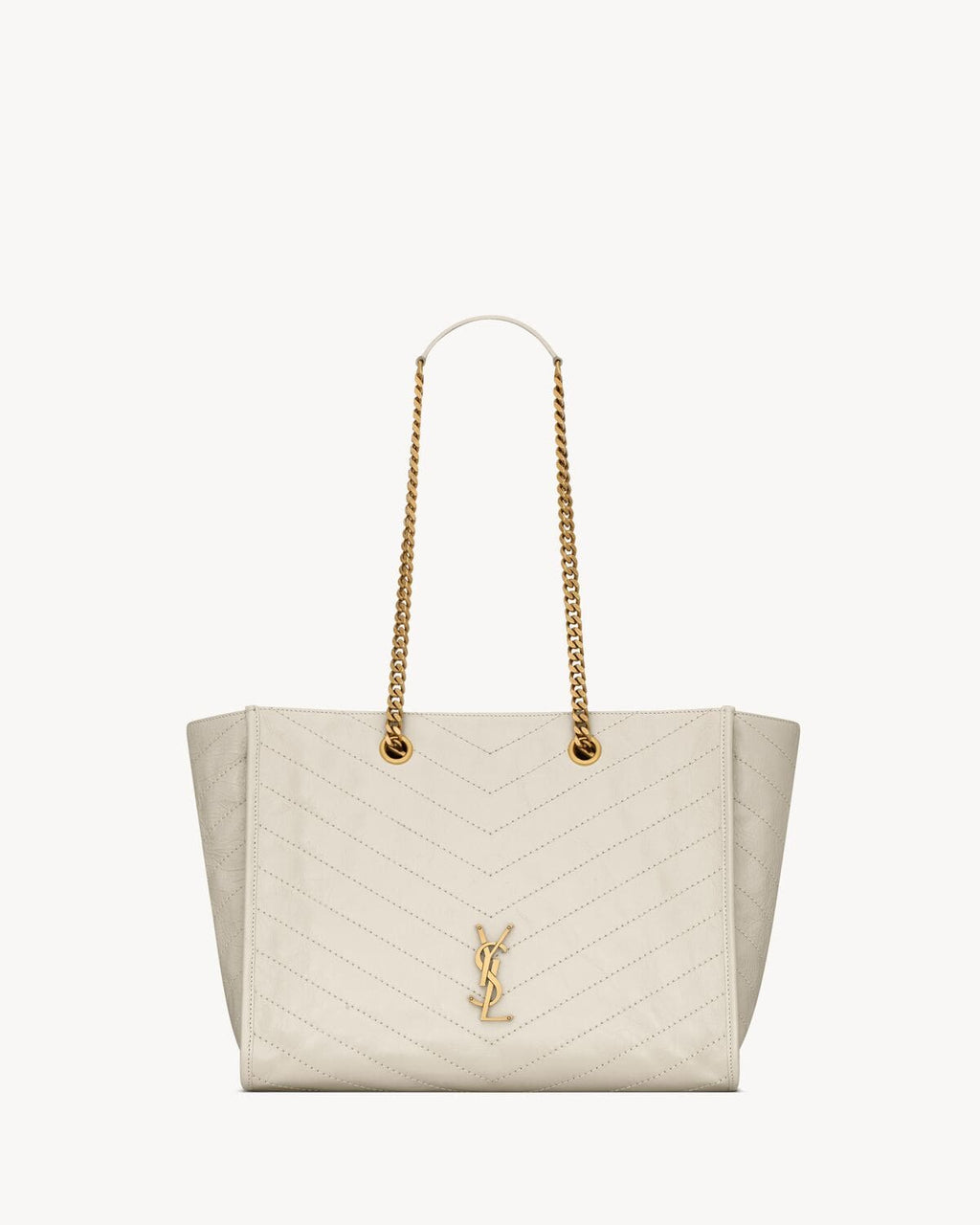SAINT LAURENT NIKI shopping in vintage leather