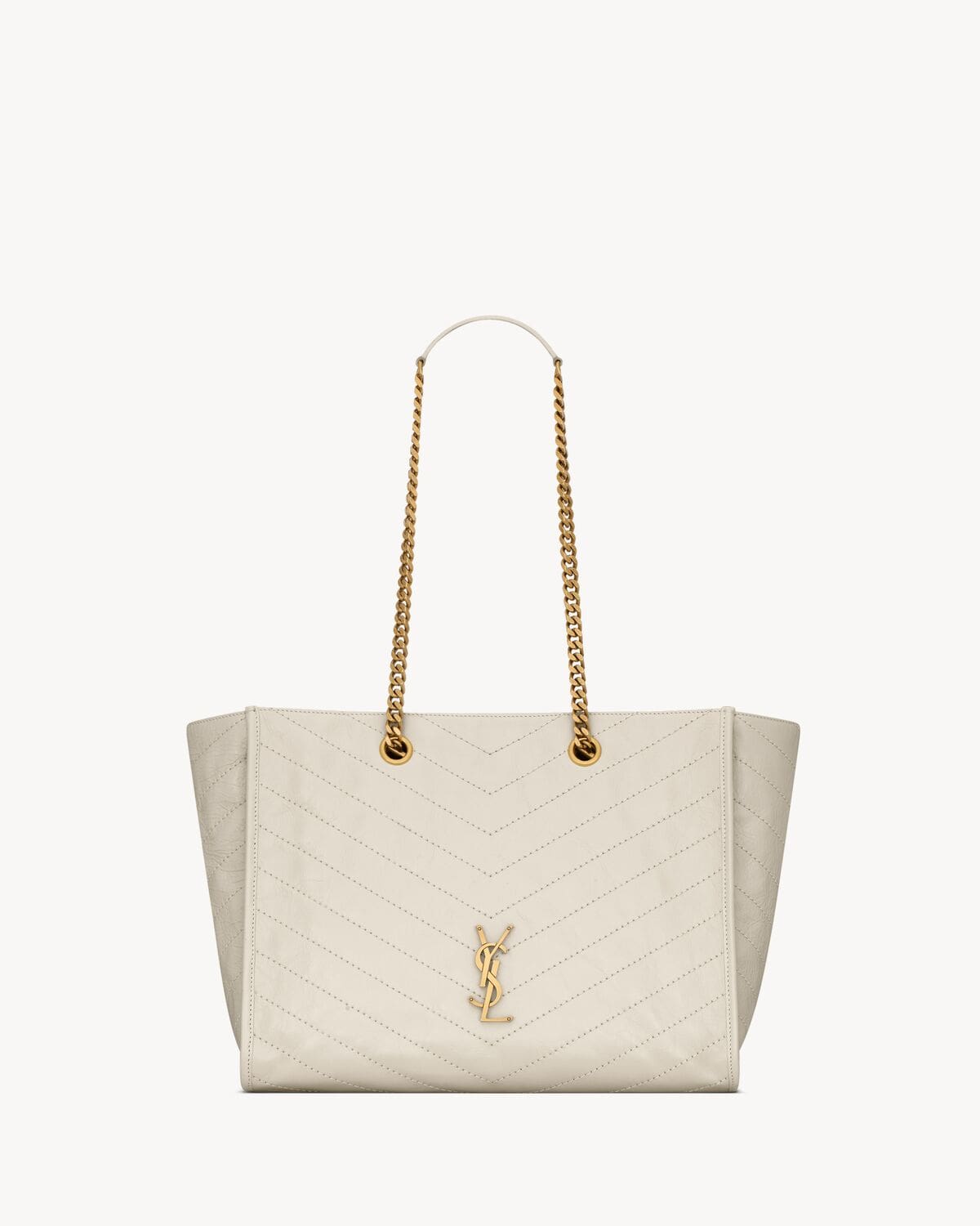 SAINT LAURENT NIKI shopping in vintage leather