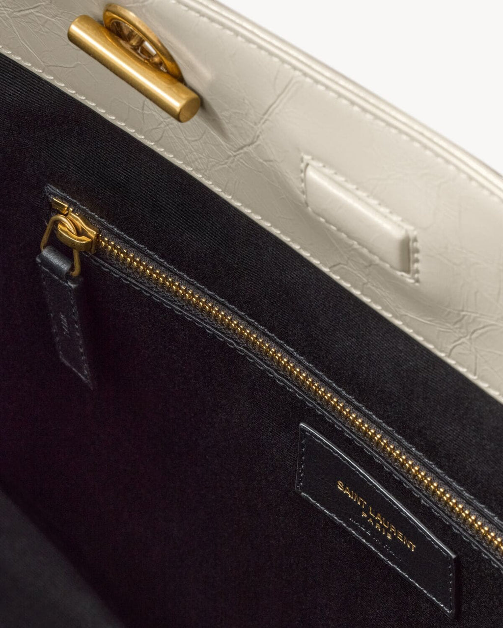 SAINT LAURENT NIKI shopping in vintage leather