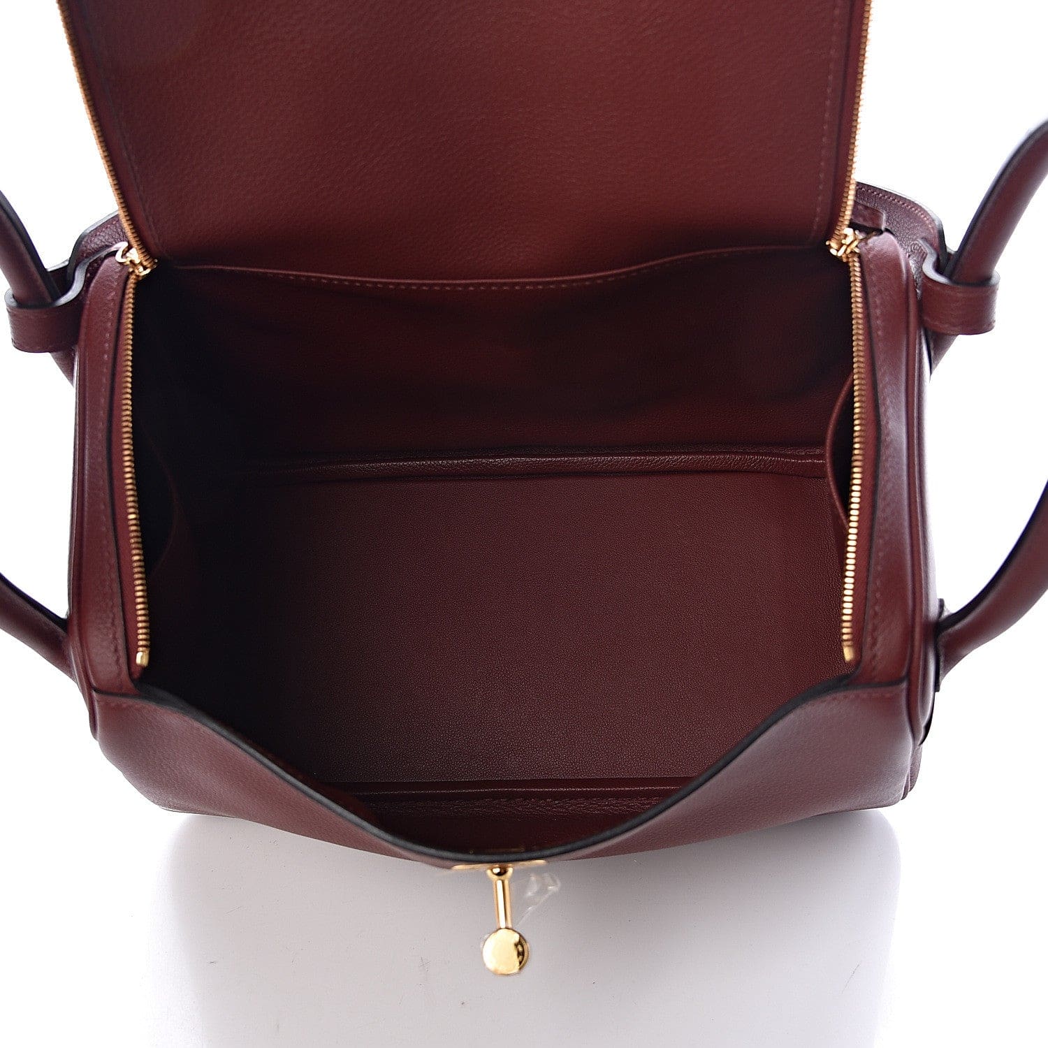 HERMES Evercolor Lindy 26 Rouge H