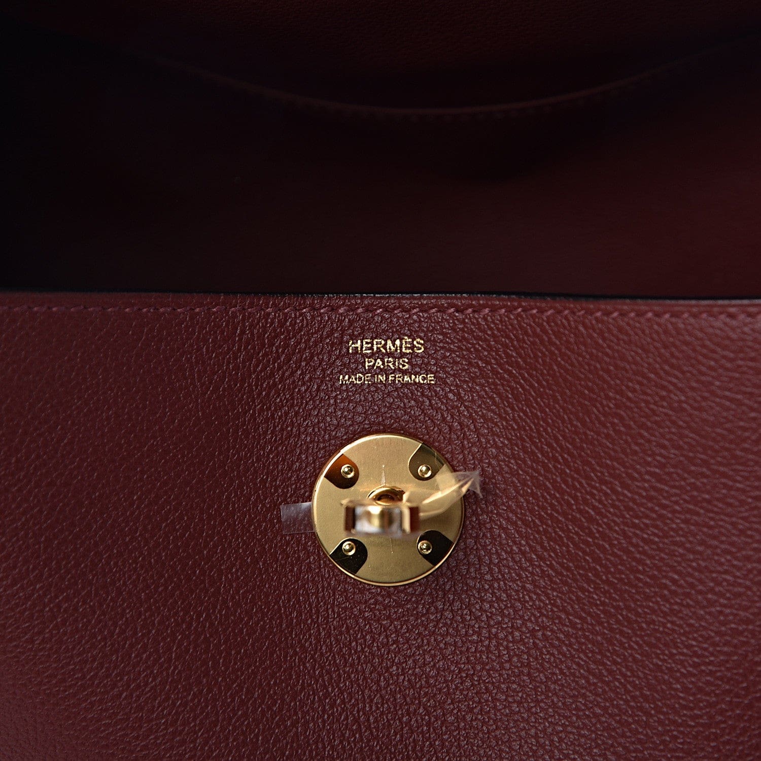 HERMES Evercolor Lindy 26 Rouge H