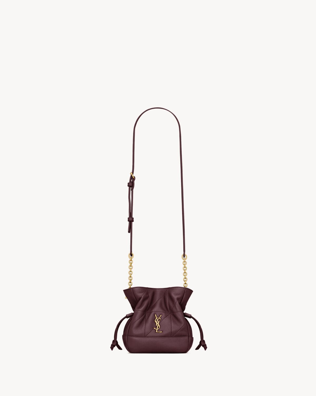 SAINT LAURENT JAMIE mini shoulder pouch in lambskin