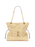 Saint Laurent Jamie Shopping Tote Bag in Raffia