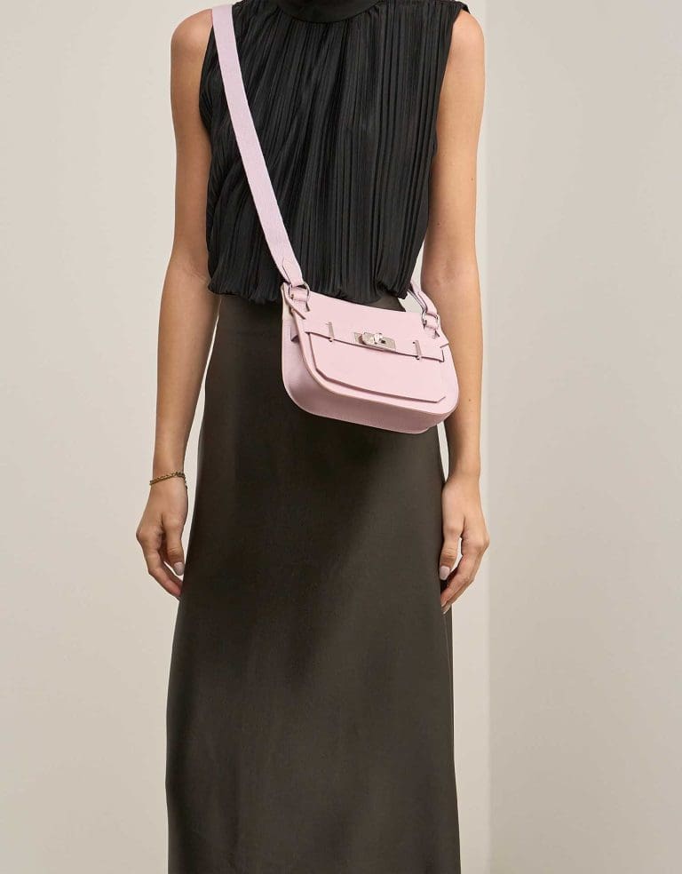 Hermès Jypsière Mini Evercolor Mauve Pâle